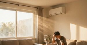 climatisation inefficace dans une maison exposée à la chaleur